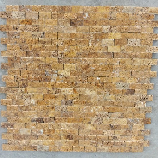 2,5x5 Yellow Travertine