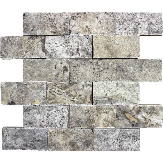 5x10 Nordic Silver Travertine