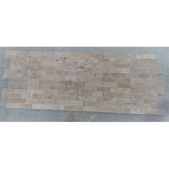 6x24 Rustic Travertine Ledger Panel 