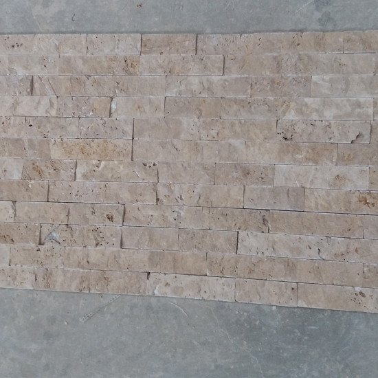 6x24 Rustic Travertine Ledger Panel 