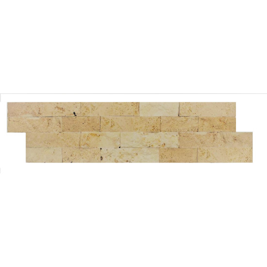 6x24 Rustic Travertine Ledger Panel 