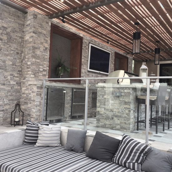 6x24 Nordic Silver Travertine Ledger Panel 6x24 Nordic Silver Travertine Ledger Panel