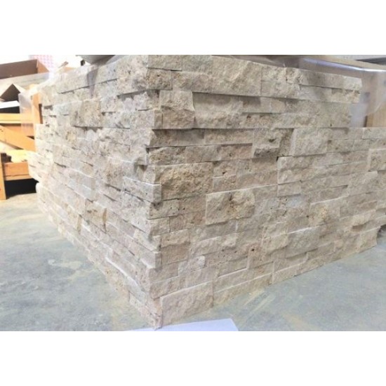 6x24 Light Travertine Ledger Panel 