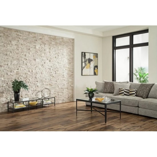 6x24 Light Travertine Ledger Panel 