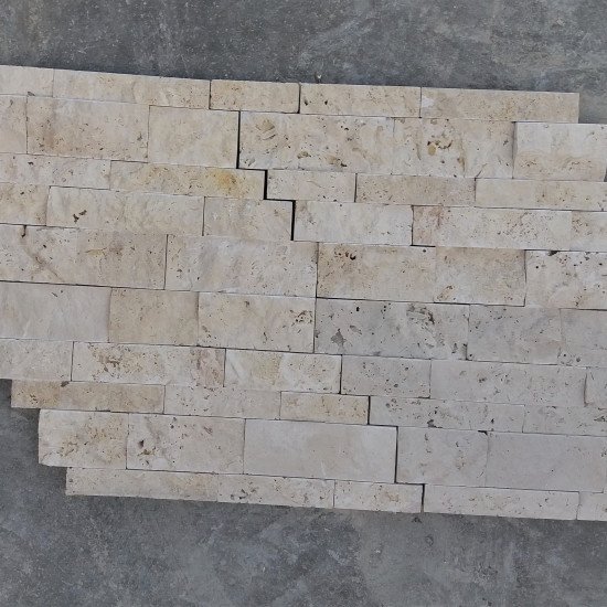 7X12 Light Travertine Panel 