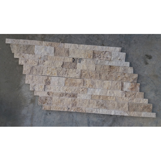 7X12 Rustic Travertine Panel 