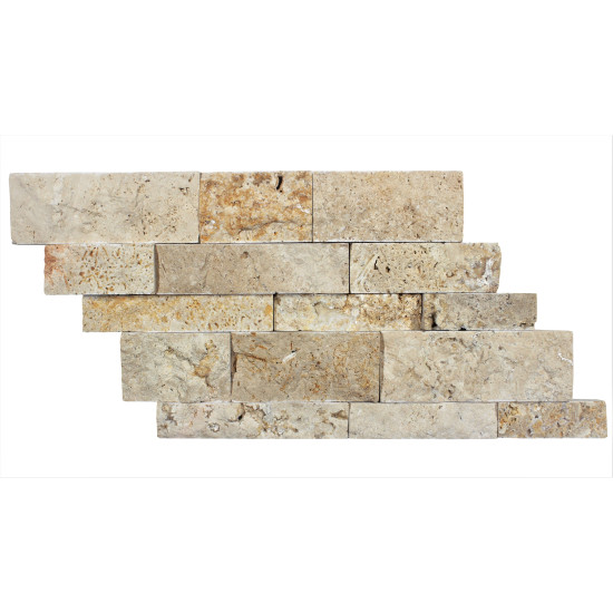 7X12 Rustic Travertine Panel 