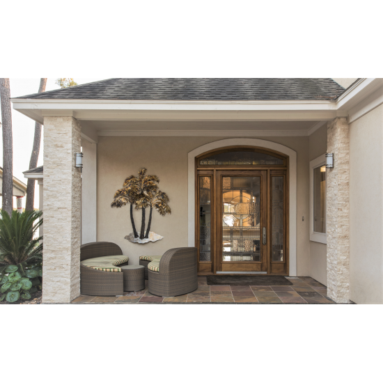 7X12 Light Travertine Panel 