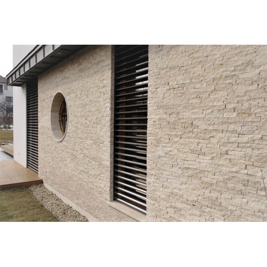 7X12 Rustic Travertine Panel 
