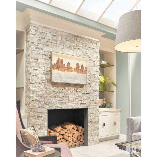 7X12 Rustic Travertine Panel 