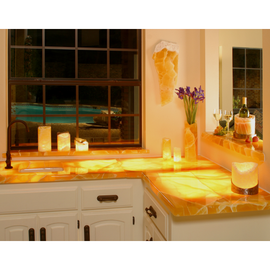 Orange Onyx (veincut)