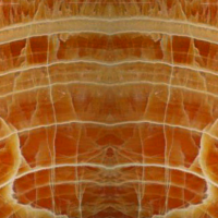 Orange Onyx (veincut)