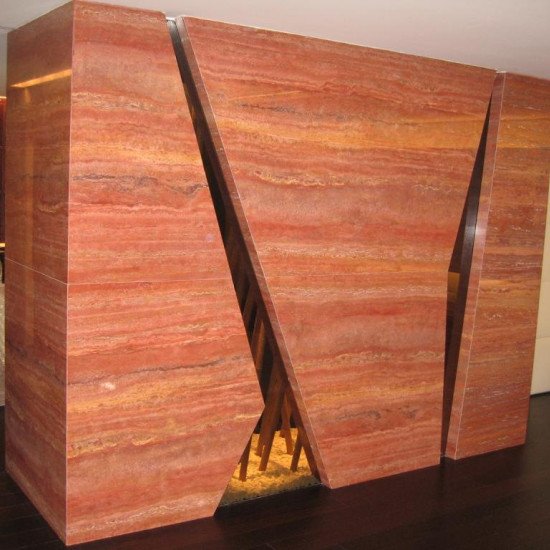 Red Travertıne-Veincut